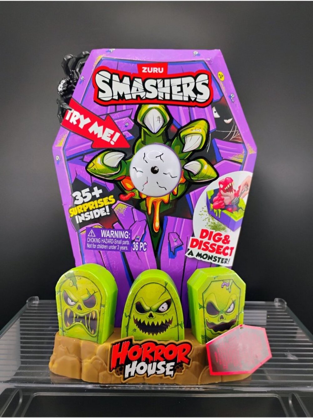 Zuru Smashers Horror House Dig Build Monster Playset